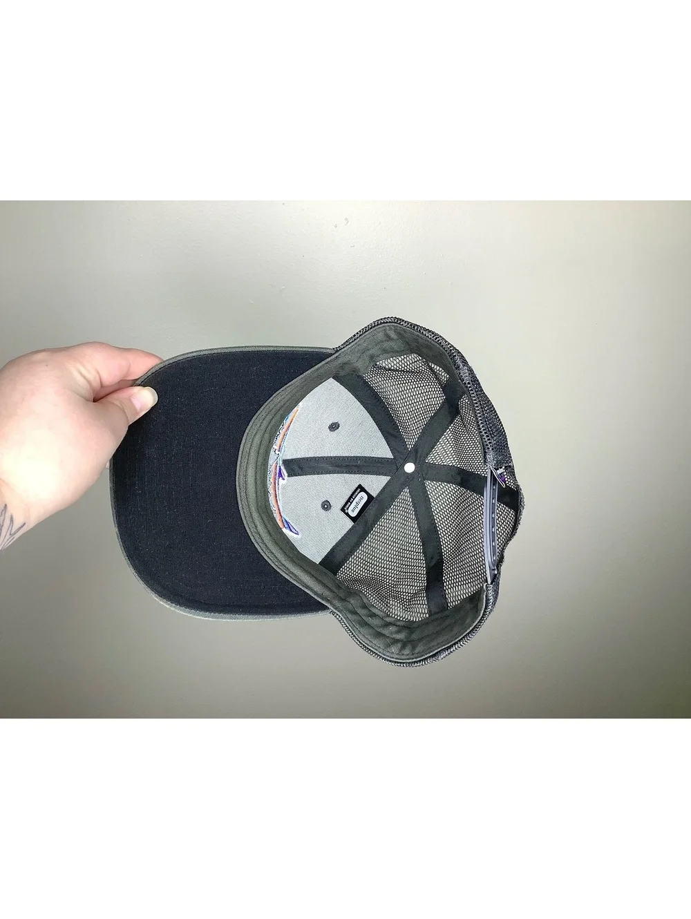 < Patagonia Fitz Roy Embroidered Trout Trucker Hat >